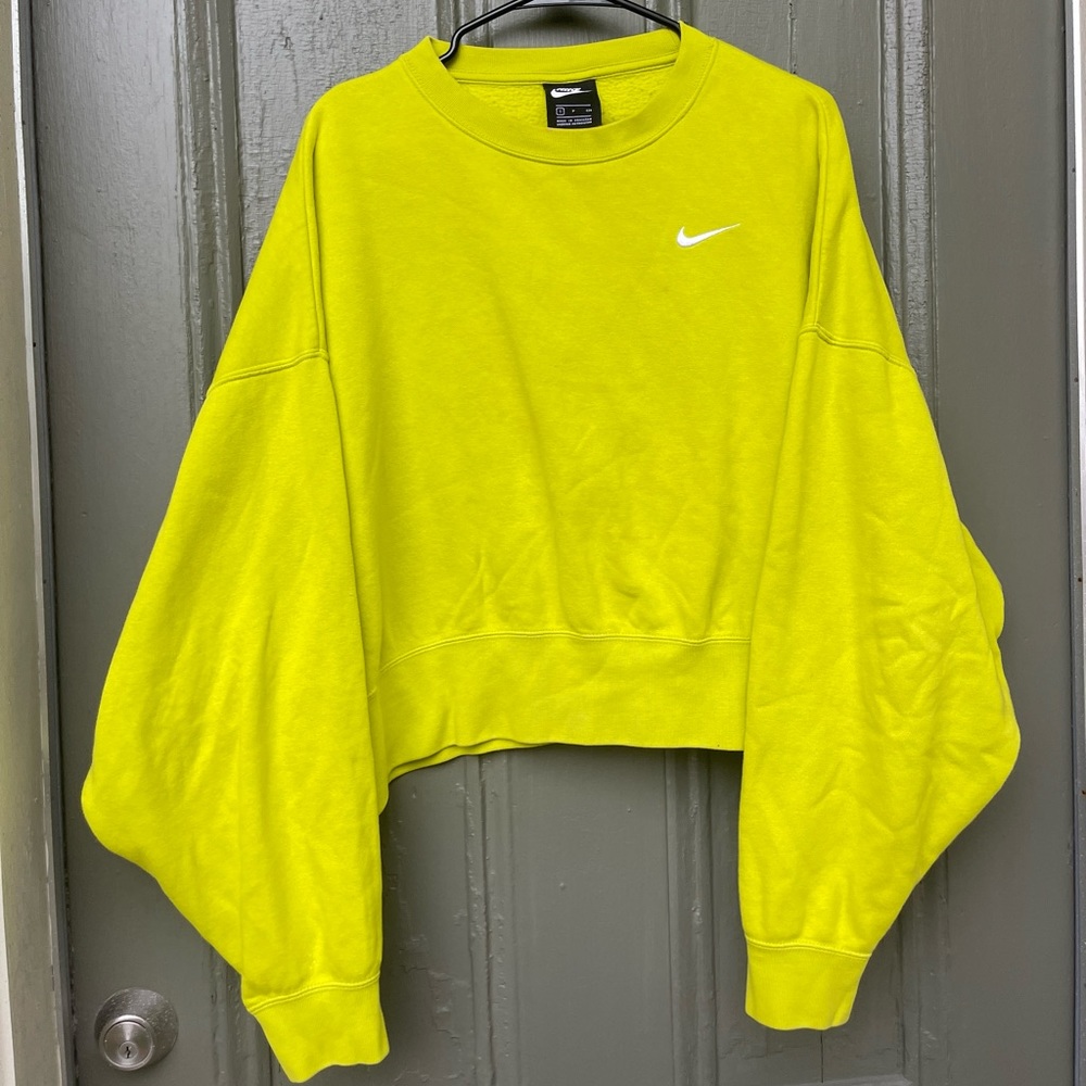 Nike | Men’s Size Small Neon Yellow Nike Sweatshirt